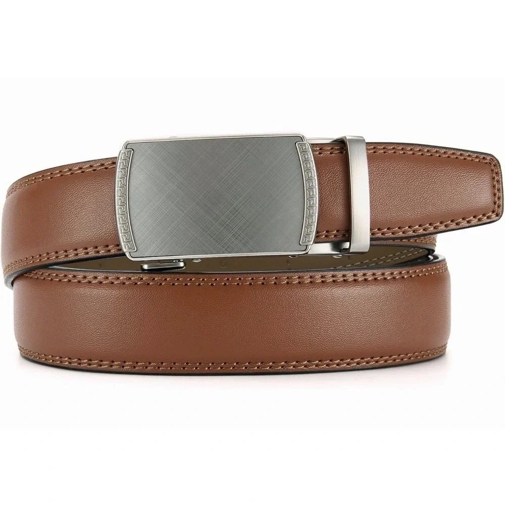 CHAOREN Mens Dress Belt  Micro Adjustable Belts Fits 32